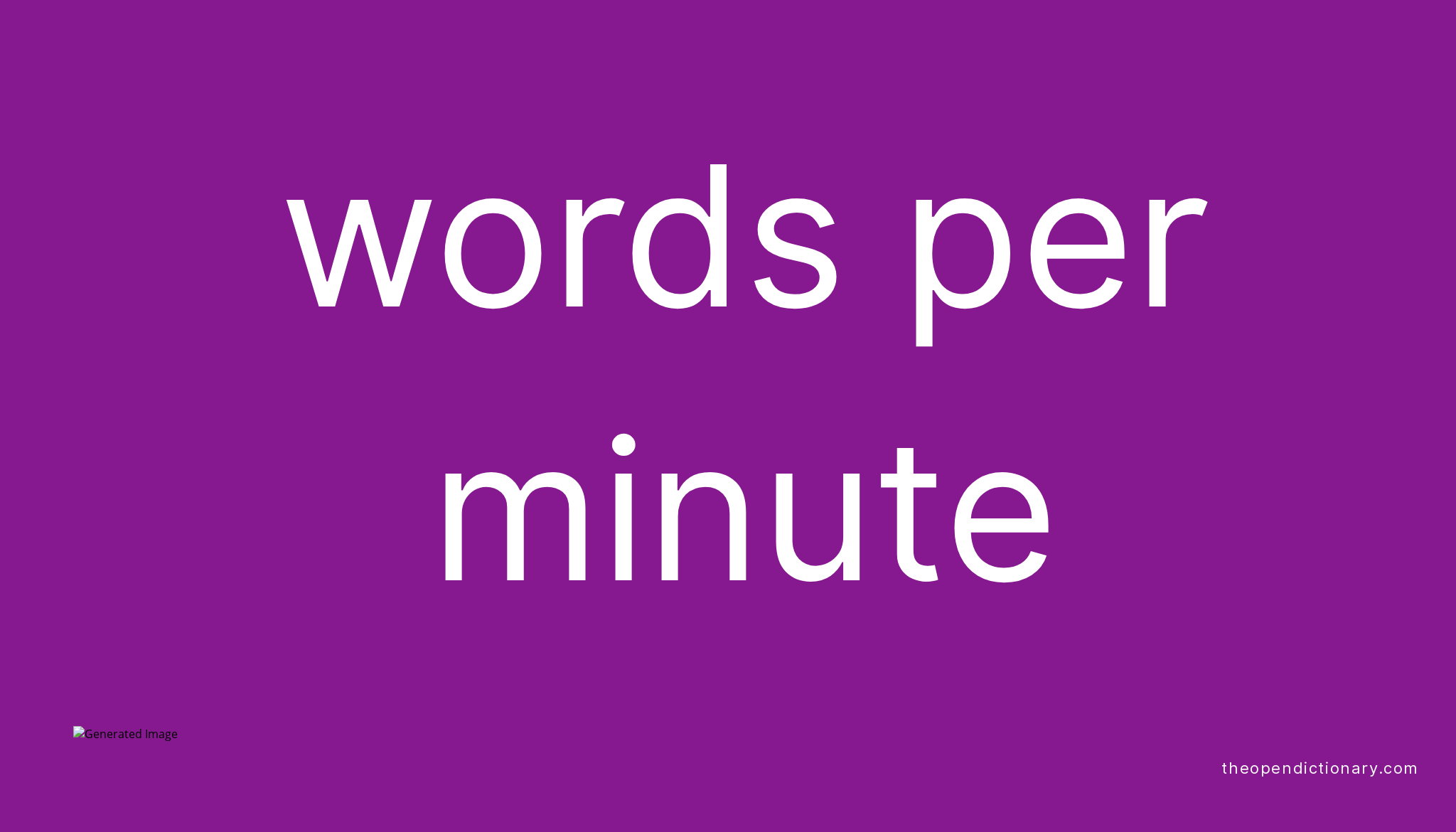 talk words per minute